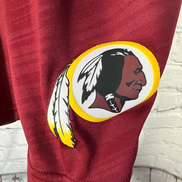 Nike NFL Redskins Shorts Mens XXL Dri Fit Basketball Shorts Burgundy Pockets - Picture 2 of 8